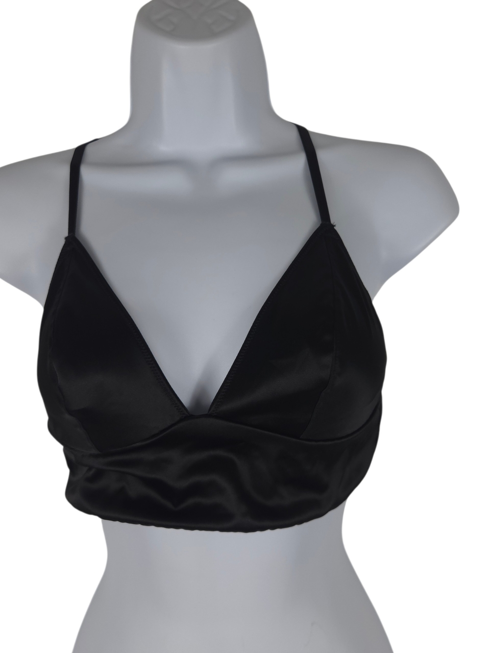 Victoria's Secret Black Satin Bralette